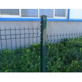 ПВХ с покрытием сварной сетки забор / 3 изгибов проволочной сетки забор с почтой